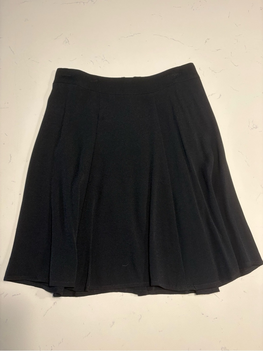 Reformation Black Flounce Skirt